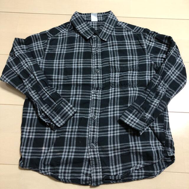 UNIQLO(ユニクロ)のチェックシャツ　スターウォーズ キッズ/ベビー/マタニティのキッズ服男の子用(90cm~)(ブラウス)の商品写真