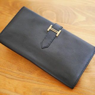 エルメス(Hermes)のmy様専用　エルメス　ベアン　長財布　ブラック　美品(長財布)