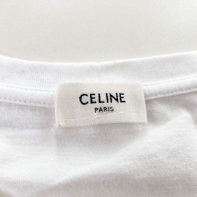【訳あり赤字価格】セリーヌ　CELINE Tシャツ　ホワイト　アンドレ