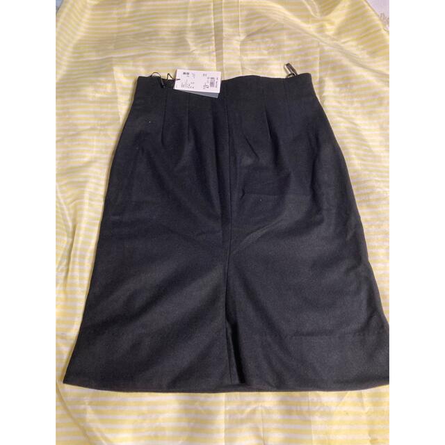 UNIQLO(ユニクロ)の⭐️値下げ⭐️ユニクロ＋Jウール混スカート黒67 レディースのスカート(ひざ丈スカート)の商品写真