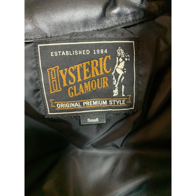 HYSTERIC GLAMOUR(ヒステリックグラマー)のwaichan様　専用　HYSTERIC GLAMOUR レザーダウンジャケット メンズのジャケット/アウター(ダウンジャケット)の商品写真