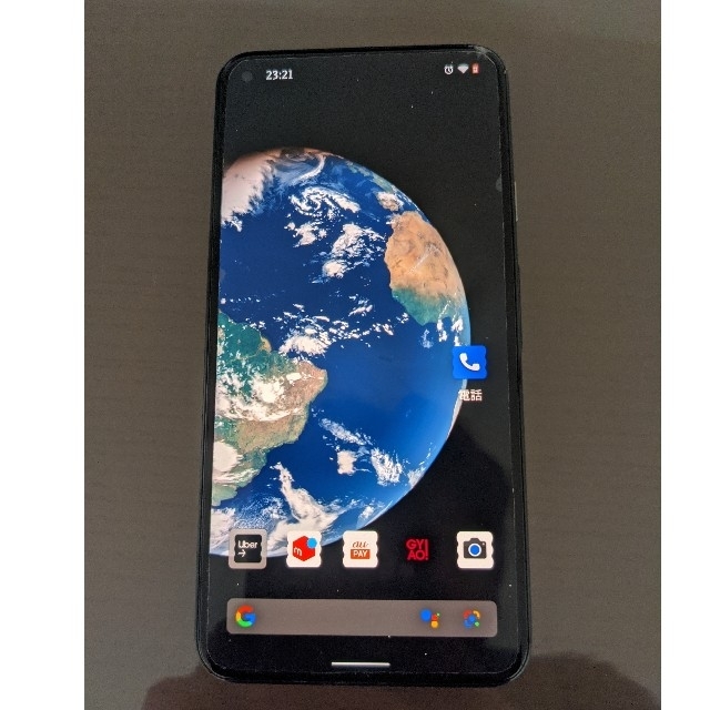 Google Pixel(グーグルピクセル)のグーグルピクセル5　使用期間4ヶ月 スマホ/家電/カメラのスマートフォン/携帯電話(スマートフォン本体)の商品写真