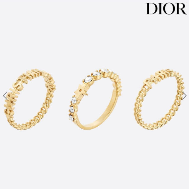 Christian Dior(クリスチャンディオール)のDIOR　ディオール　リング　指輪 レディースのアクセサリー(リング(指輪))の商品写真