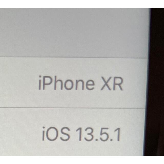 美品　iPhone XR  64GB SIMフリー　ホワイト