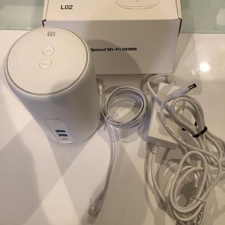 ファーウェイ(HUAWEI)のHuawei Speed Wi-Fi HOME L02 ホワイト HWS33M…(その他)