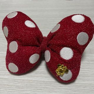 ディズニー(Disney)のミニーちゃんのリボン(ヘアアクセサリー)