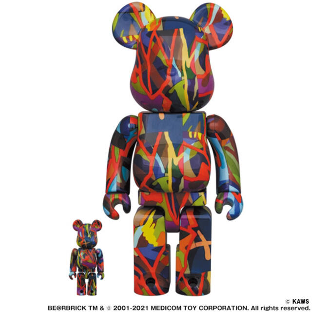 BE@RBRICK KAWS TENSION 100% & 400%ベアブリック