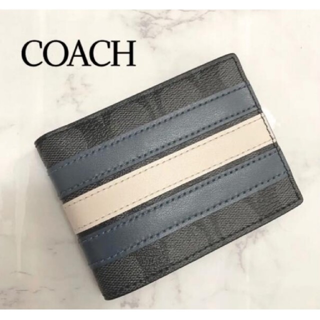 COACH(コーチ)の【Xmas】コーチ/COACHカラー二つ折り財布スモールサイズ メンズのファッション小物(折り財布)の商品写真