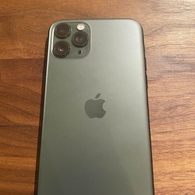 iPhone11pro64gb ミッドナイトグリーン ガラスフィルムなどおまけ有 ...