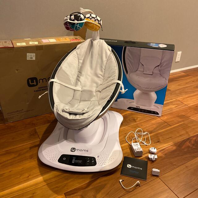 ママルー 電動バウンサー　4moms mamaroo 4 classic グレー