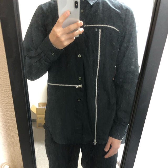 BLACK COMME des GARCONS(ブラックコムデギャルソン)のCOMME des GARCONS ジップシャツ メンズのトップス(シャツ)の商品写真