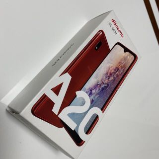 ギャラクシー(Galaxy)の☆新品☆GALAXY A20 SC-02M   レッド　スマートフォン (スマートフォン本体)