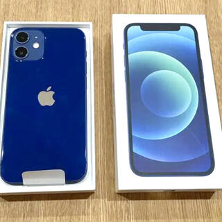 アイフォーン(iPhone)の【未使用】iPhone 12 mini ブルー 64 GB(スマートフォン本体)