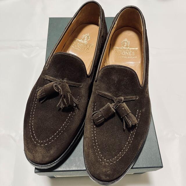 Crockett&Jones(クロケットアンドジョーンズ)の【極美品】クロケット＆ジョーンズ キャベンディッシュ3 タッセルローファー濃茶8 メンズの靴/シューズ(スリッポン/モカシン)の商品写真