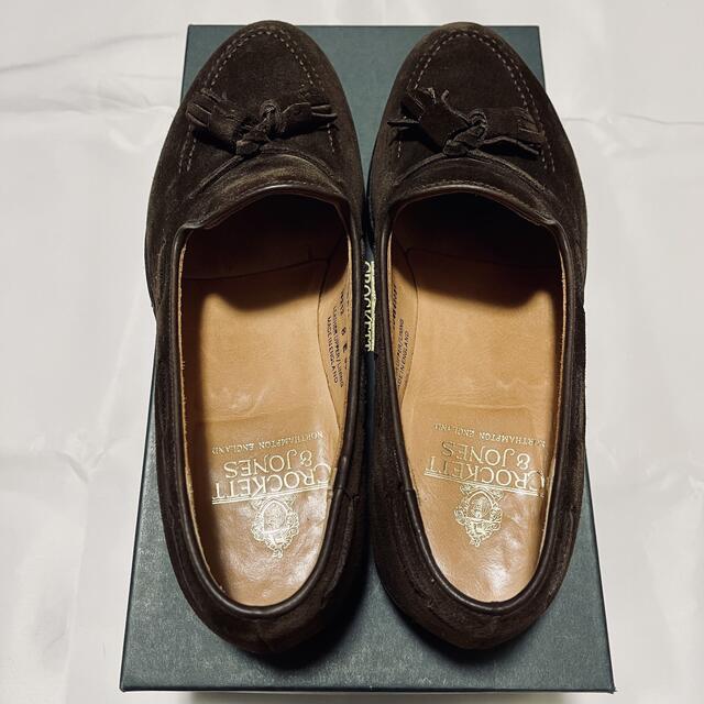 Crockett&Jones(クロケットアンドジョーンズ)の【極美品】クロケット＆ジョーンズ キャベンディッシュ3 タッセルローファー濃茶8 メンズの靴/シューズ(スリッポン/モカシン)の商品写真