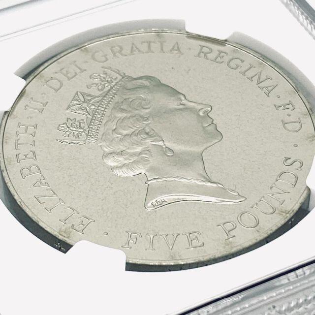 世界3枚!1996 エリザベス イギリス 5ポンド 銀貨 NGC PF70UCの通販 by