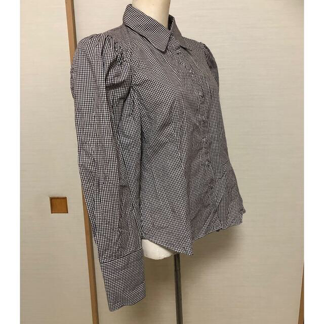 ZARA(ザラ)のZARA✩.*˚SALE ザラ✩.*˚チェックパフスリーブシャツブラウス レディースのトップス(シャツ/ブラウス(長袖/七分))の商品写真