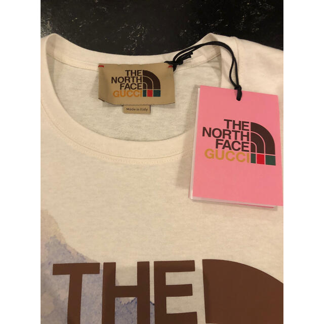 Gucci(グッチ)のGUCCI×THE NORTH FACE 第二弾　Tシャツ　S 新品未使用 レディースのトップス(Tシャツ(半袖/袖なし))の商品写真