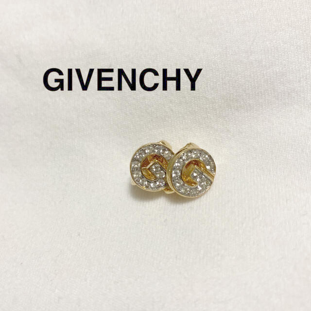 Givenchy ヴィンテージ Gロゴイヤリング ストーン 美品 石 ピアス イヤリング Www Zeapack Com