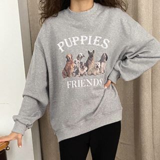 ディーホリック(dholic)のm様専用ページ　　samoyed Puppies Print Sweat (トレーナー/スウェット)