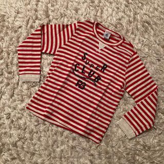 プチバトー(PETIT BATEAU)の専用／未使用 プチバトー 116cm/ 6ans ボーダーロンＴ(Tシャツ/カットソー)