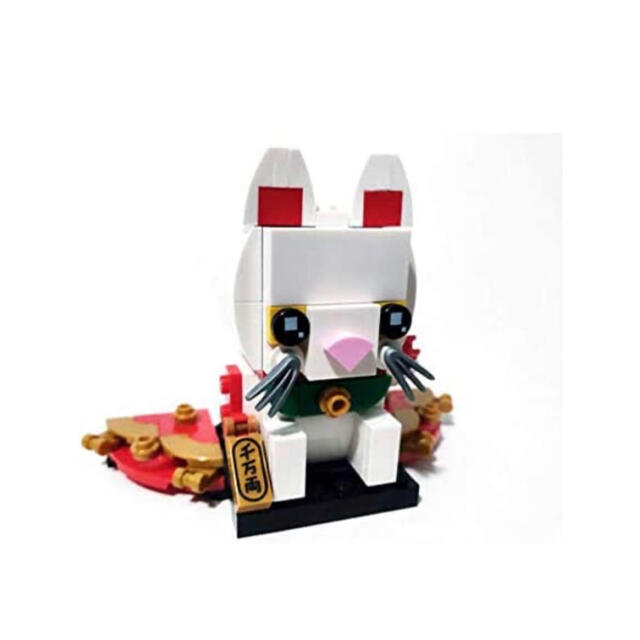 Lego(レゴ)のレゴ (LEGO)　ブリックヘッズ　招き猫　ラッキーキャット　40436 インテリア/住まい/日用品のインテリア小物(置物)の商品写真