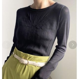 アメリヴィンテージ(Ameri VINTAGE)の【AMERI】FAKE BUSTIER PETIT KNIT(ニット/セーター)