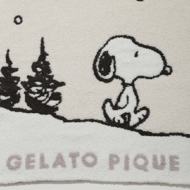 gelato pique - gelato pique【PEANUTS】パネルジャガードブランケット 
