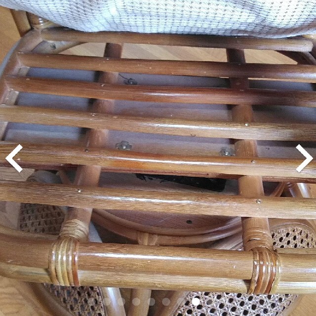 籐 by ７１ shop｜ラクマ ラタン製 回転式座椅子(360度)の通販 定番超激得