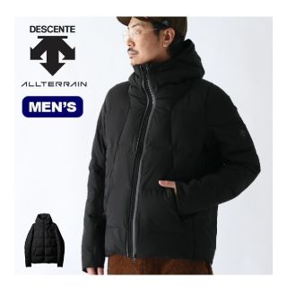 デサント(DESCENTE)の【ほぼ新品‼️】デサントオルテライン　シャトル　水沢ダウン　ブラック　Ｍ(ダウンジャケット)