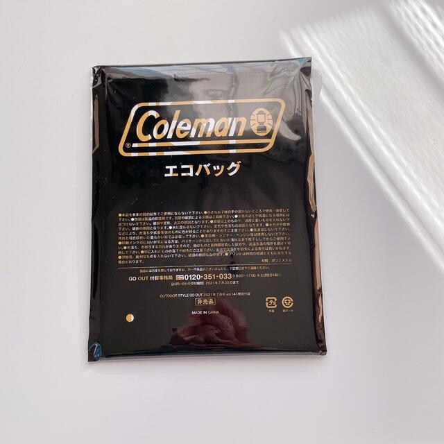 Coleman(コールマン)のColeman コールマン　エコバッグ　付録 レディースのバッグ(エコバッグ)の商品写真