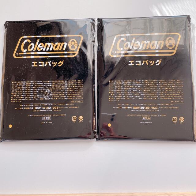 Coleman(コールマン)のColeman コールマン　エコバッグ　付録 レディースのバッグ(エコバッグ)の商品写真