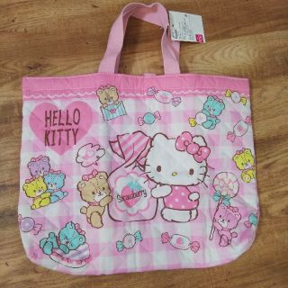 サンリオ(サンリオ)の【送料込み匿名発送】Sanrio キティーちゃん レッスン キルティングバッグ(レッスンバッグ)