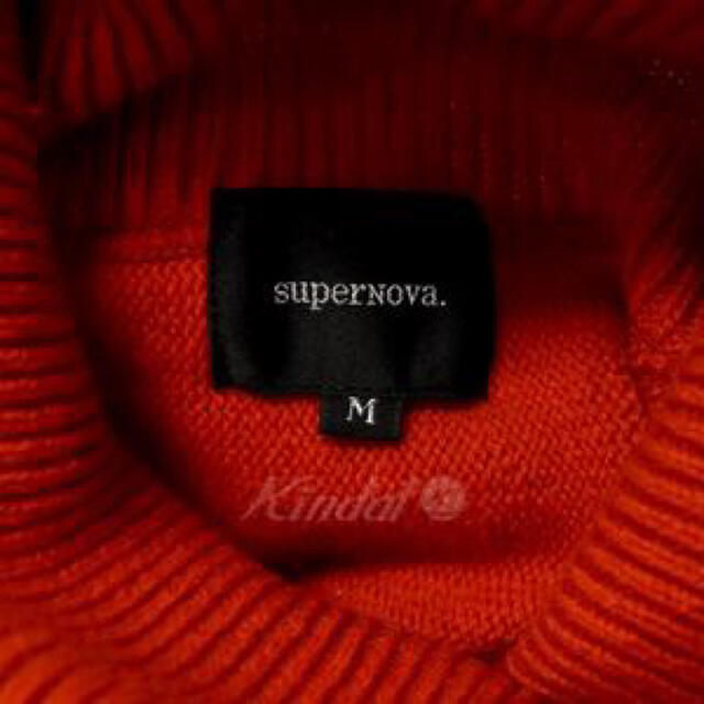 COMOLI(コモリ)のsuperNova19awタートルネックセーター-Lamb’s wool/Red メンズのトップス(ニット/セーター)の商品写真