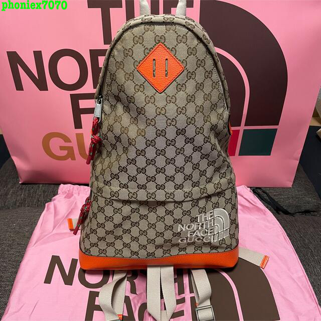 Gucci(グッチ)の【GUCCI × THE NORTH FACE】コラボ バックパック リュック メンズのバッグ(バッグパック/リュック)の商品写真