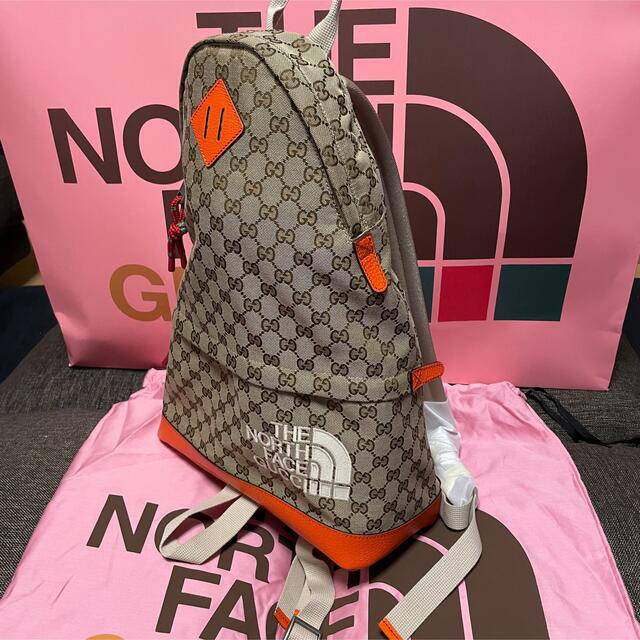 Gucci(グッチ)の【GUCCI × THE NORTH FACE】コラボ バックパック リュック メンズのバッグ(バッグパック/リュック)の商品写真