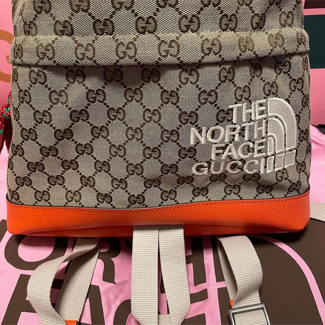 Gucci(グッチ)の【GUCCI × THE NORTH FACE】コラボ バックパック リュック メンズのバッグ(バッグパック/リュック)の商品写真