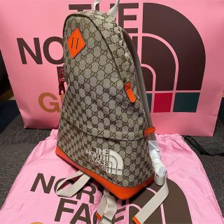 【GUCCI × THE NORTH FACE】コラボ バックパック リュック グッチ バックパック メンズ ノースフェイス コラボ ナイロン 未使用 1488