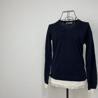 B'2nd re'qua - 【美品】B'2nd ビーセカンド ウール Vネック トップス