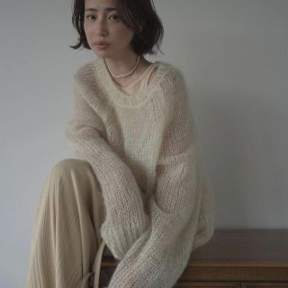 etre tokyo エトレトウキョウ シアーモヘヤニットプルオーバーの通販