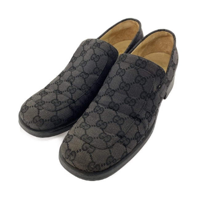 GUCCI ローファー GGマーモント 希少サイズ 10 1/2 黒 日本在庫あり