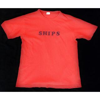 シップス(SHIPS)のSHIPS Ｔシャツ レッド シップス(Tシャツ(半袖/袖なし))