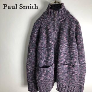 ポールスミス Paul Smith ハリスツイード ニット フルジップアップブルゾン ニットジャケット - www.oktoberfest.net