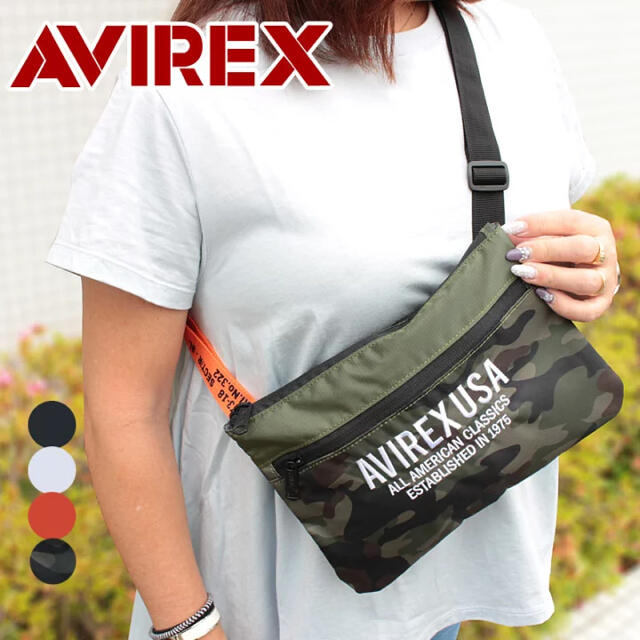 AVIREX(アヴィレックス)のアビレックス AVIREX サコッシュショルダーバッグ AX 1100  メンズのバッグ(ショルダーバッグ)の商品写真