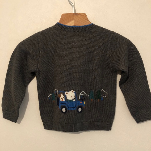 ファミリア ニット 新品 100 キッズ/ベビー/マタニティのキッズ服男の子用(90cm~)(ニット)の商品写真