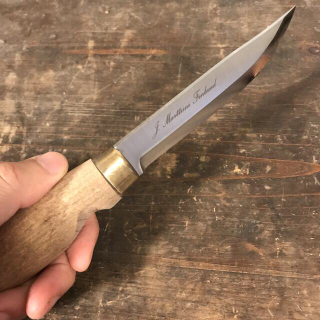 はる's　OPINEL　Marttiini　マルティーニ　リンクス　by　ランバージャック　ステンレス　ナイフの通販　shop｜オピネルならラクマ