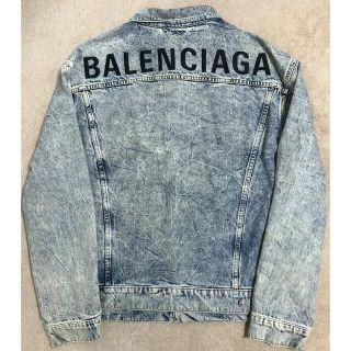 バレンシアガ(Balenciaga)のSALE バレンシアガ　ケミカルウォッシュデニムジャケット(Gジャン/デニムジャケット)