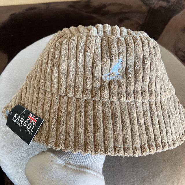 KANGOL(カンゴール)の【再値下げしました！】カンゴール　冬素材バケットハット　キャメル メンズの帽子(ハット)の商品写真