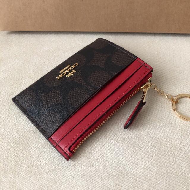 COACH - タグ付き新品☆COACH コーチ レザー コイン パス IDケース リング付きの通販 by コロン's shop|コーチならラクマ