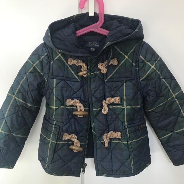 POLO RALPH LAUREN(ポロラルフローレン)のm★o様専用】RALPH LAUREN キルティングコート　110 キッズ/ベビー/マタニティのキッズ服女の子用(90cm~)(コート)の商品写真